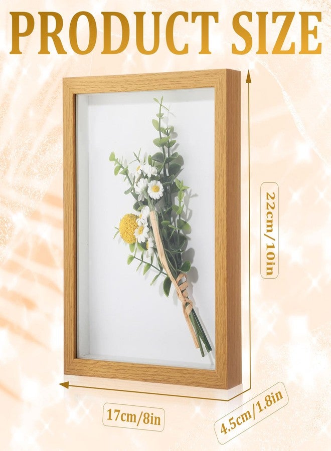 Anglechic 4 Pack 8x10 Shadow Box Frame Display Cases Wood Deep Shadow Box with Soft Felt Back Picture Frames for Photos, Dried Flowers, Memorabilia, Handicrafts, Keepsake - Image 5